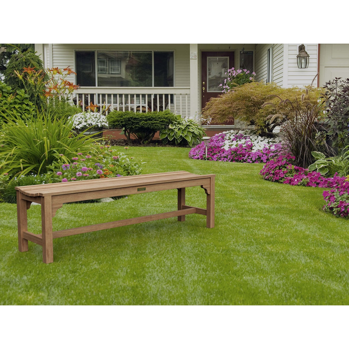 The Hampton 3-Seater Backless Bench