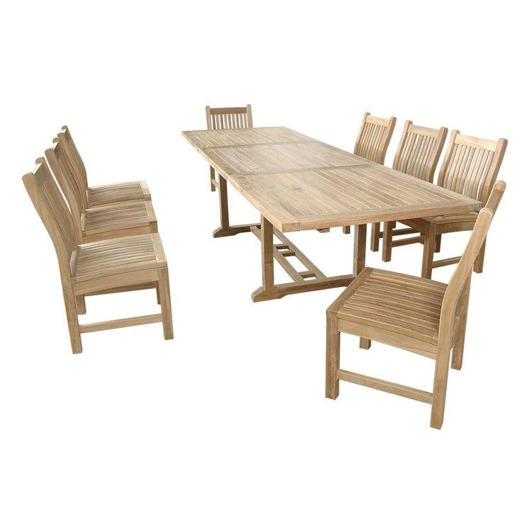 The Bahama Sahara 9-Pieces 10' Rectangular Dining Set