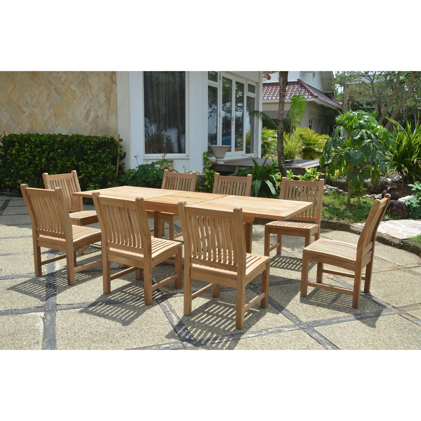 The Bahama Sahara 9-Pieces 8' Rectangular Dining Set