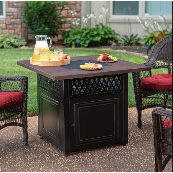 The Donovan Dual Heat LP Gas Fire Pit