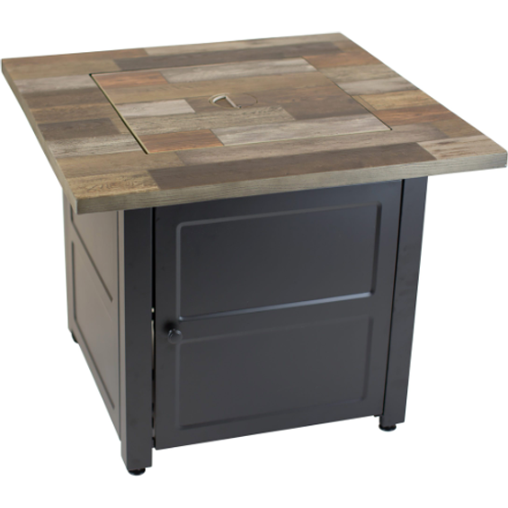 The Cayden Square Gas Fire Table