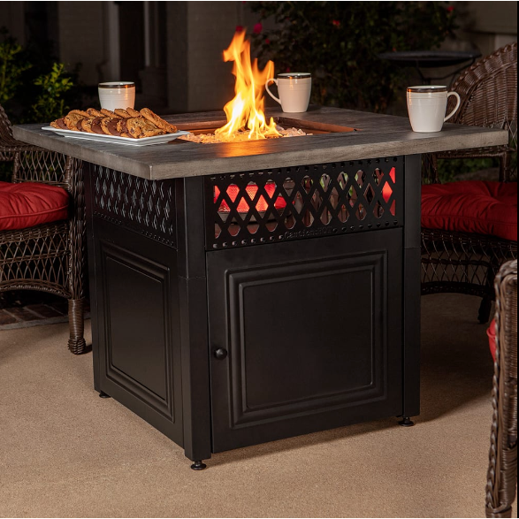 The Dakota LP Gas Fire Pit with DualHeat Technology