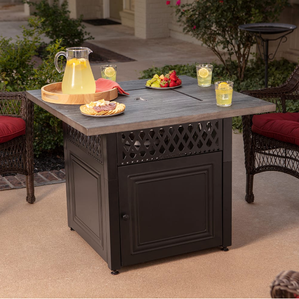 The Dakota LP Gas Fire Pit with DualHeat Technology