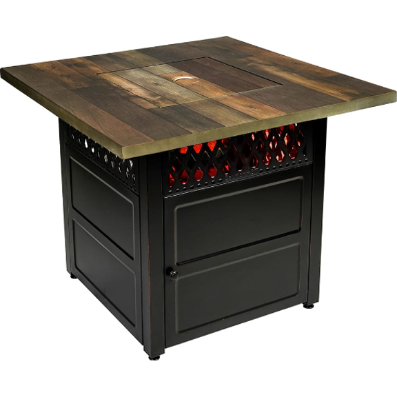 The Harris LP Gas Outdoor Fire Pit with DualHeat Technology