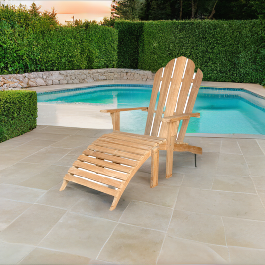 The Adirondack With Ottoman