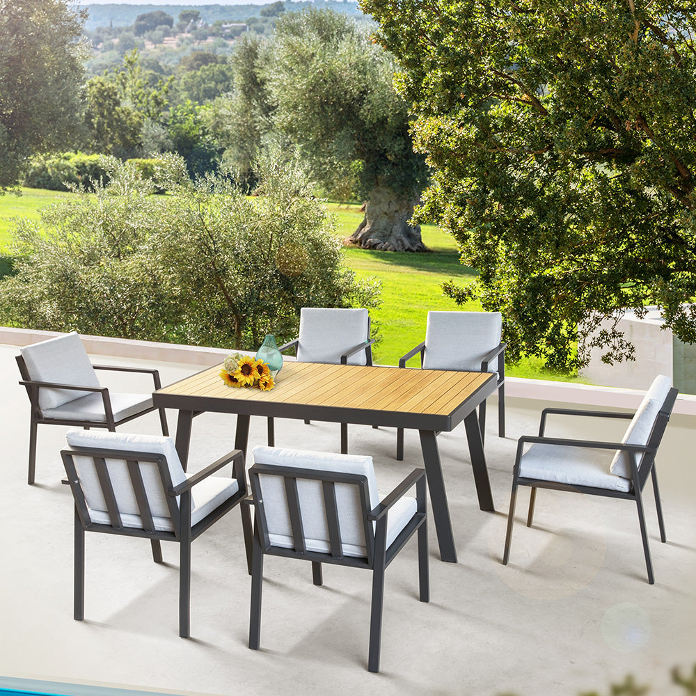 HIGOLD Nofi 7 Pieces Outdoor Dining Set