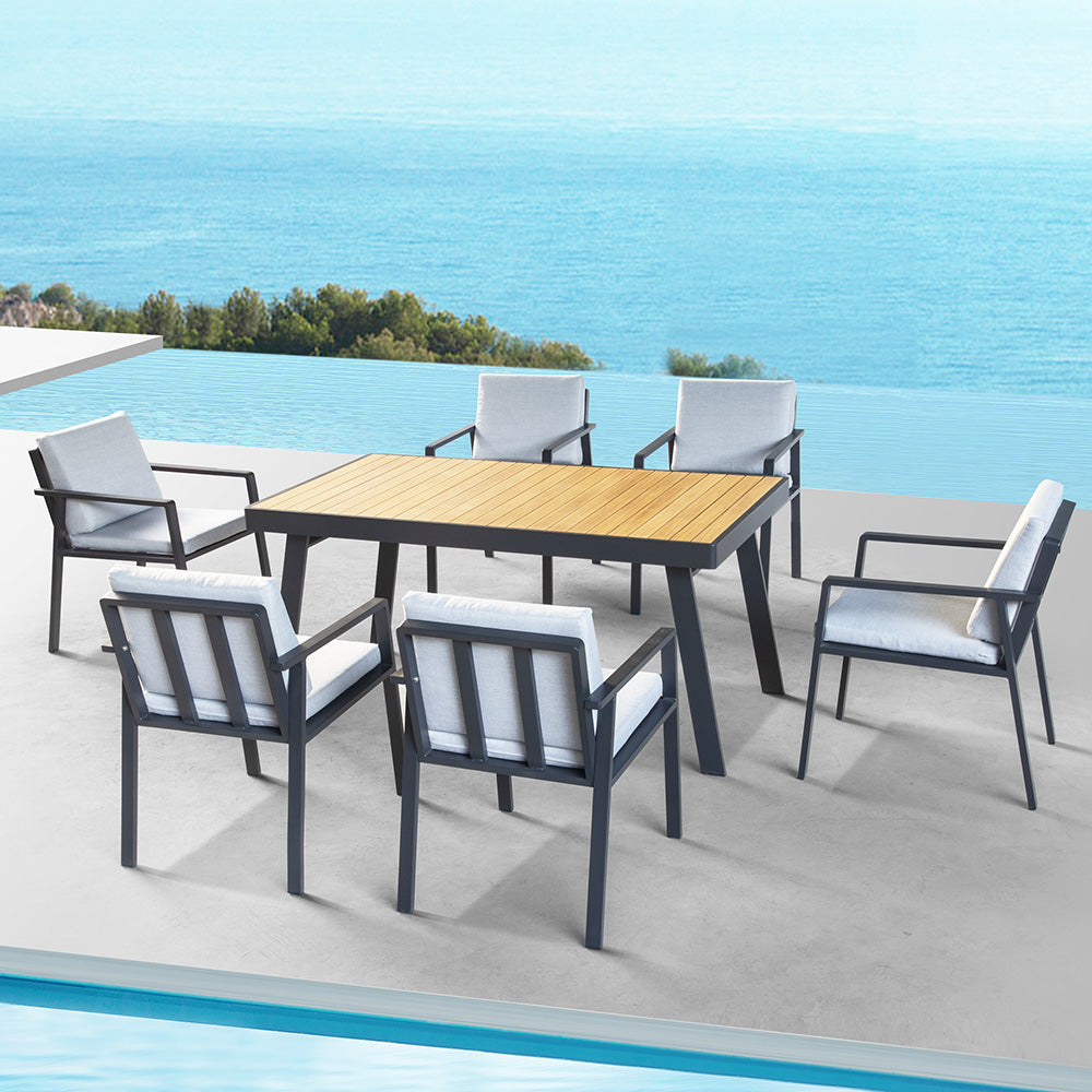 HIGOLD Nofi 7 Pieces Outdoor Dining Set