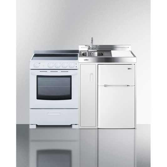 The 54" Wide All-in-One Kitchenette with Electric Range