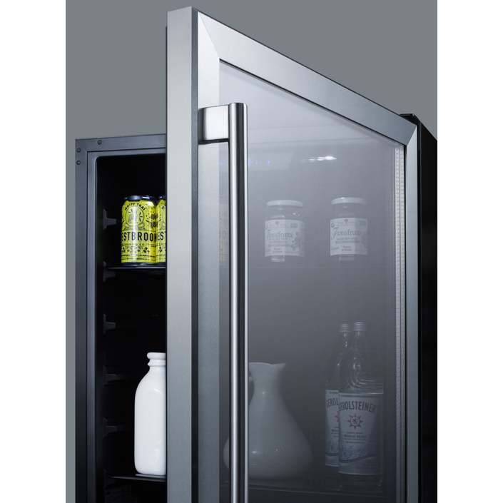 The 24" Wide Built-In Beverage Center- Stainless Steel Cabinet