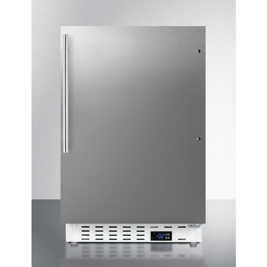 The 20" Wide Built-In All-Freezer- White Cabinet