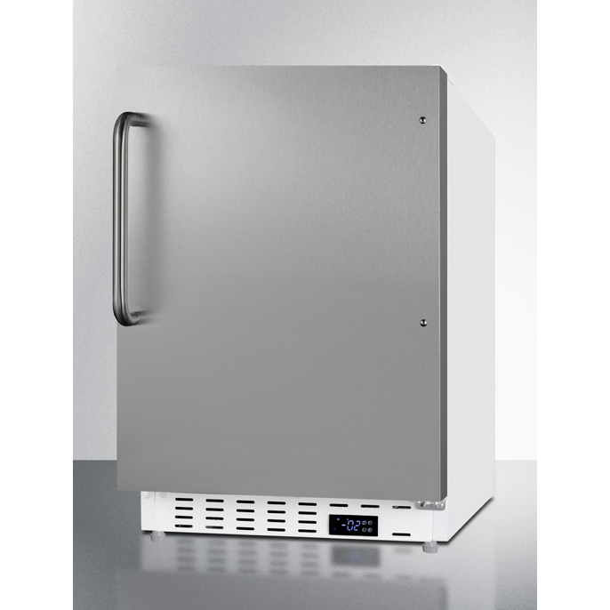 The 20" Wide Built-In All-Freezer- Stainless Steel Door