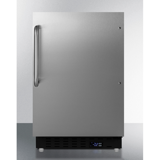 The 20" Wide Built-In All-Freezer- Black Cabinet