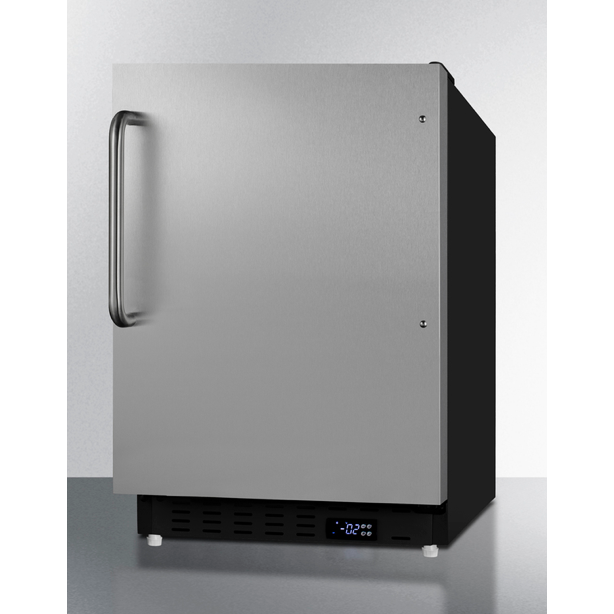 The 20" Wide Built-In All-Freezer- Black Cabinet
