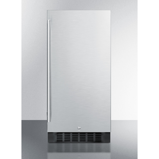 Outback Living | Wide Built-In Refrigerator-Stainless Steel Door