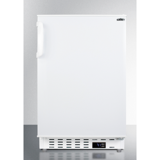 The 20" Wide Built-In All-Refrigerator- White Door/ Cabinet