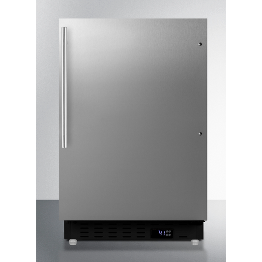 The 20" Wide Built-In All-Refrigerator- Stainless Steel Door/Cabinet