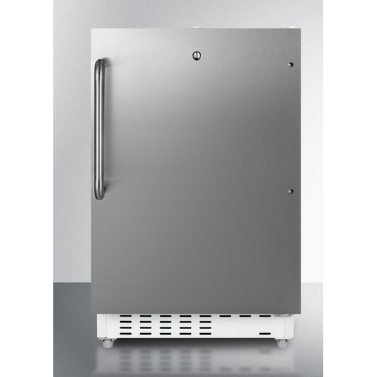 The 20" Wide Built-in Refrigerator-Freezer-Stainless Steel Door