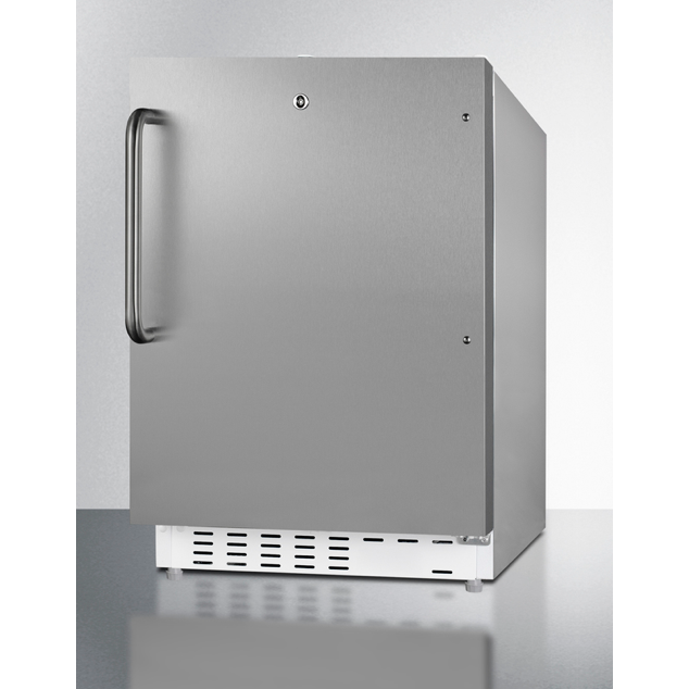 The 20" Wide Built-in Refrigerator-Freezer-Stainless Steel Door