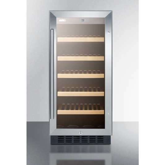 Outback Living | Wide Built-In Wine Cellar- Glass Door