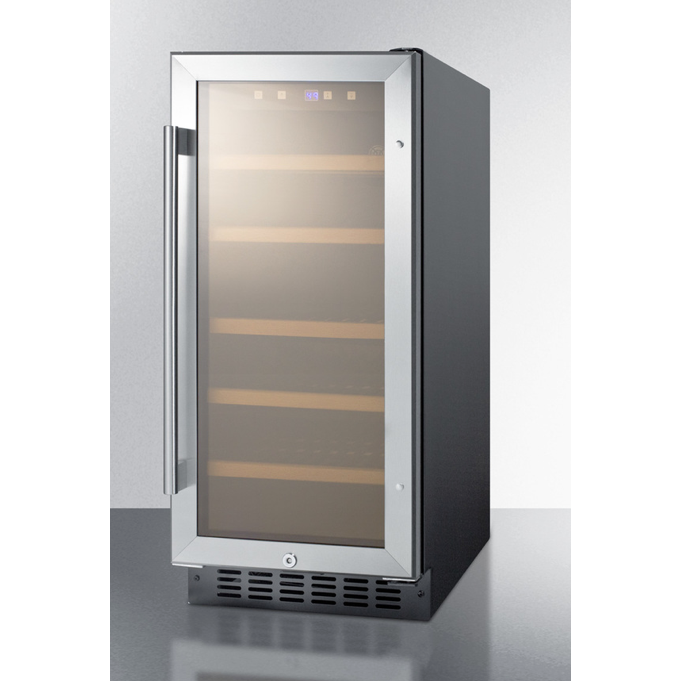 Outback Living | Wide Built-In Wine Cellar- Glass Door