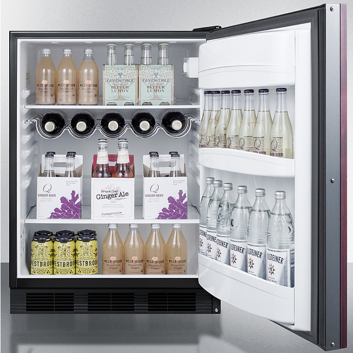 The 24" Wide Built-In All-Refrigerator- Wooden Panel Ready