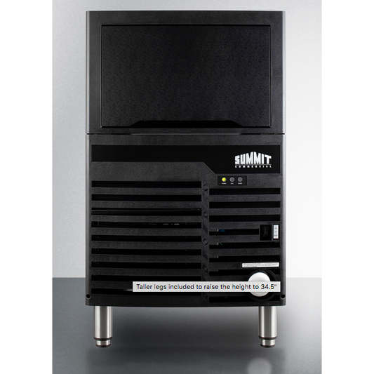 Outback Livings | The 100lbs. Commercial Icemaker - Stainless Steel Cabinet