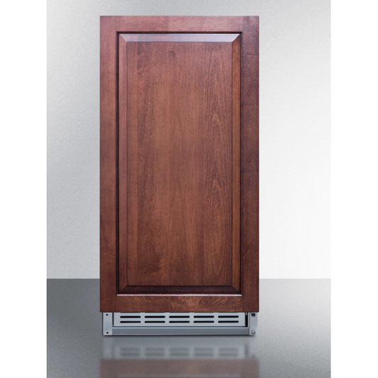 Outback Livings | The 12lb Drain Free Ice maker - Wooden Panel Ready Door