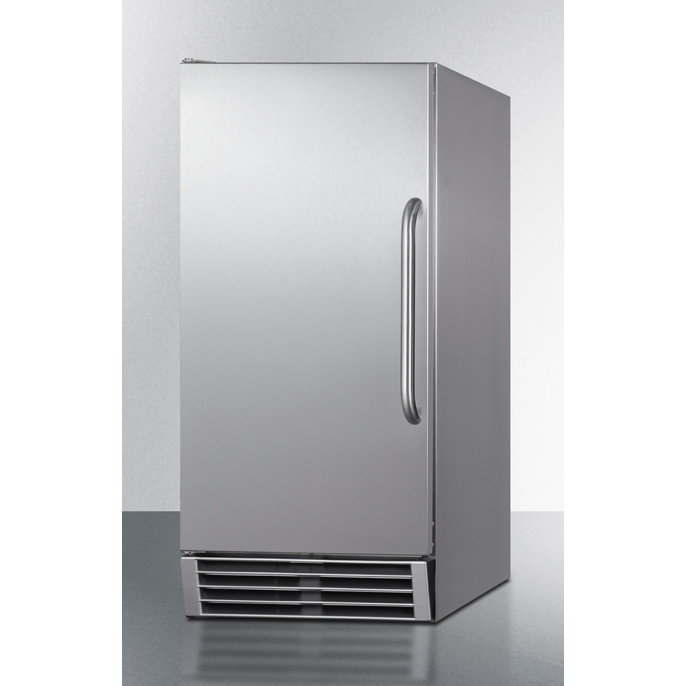 The 32" Built-In 50 lb. Clear Icemaker- Stainless Steel Door/ Cabinet