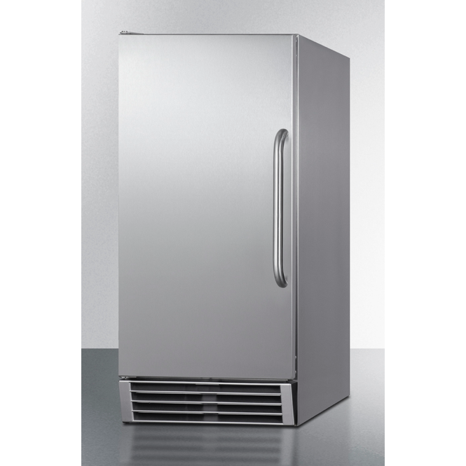 The 33" Built-In Outdoor 50 lb. Clear Icemaker- Stainless Steel Door/Cabinet