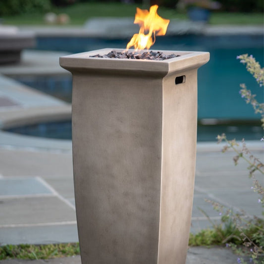 Large Gas Fire Column