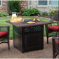 The Donovan Dual Heat LP Gas Fire Pit