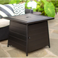 The Anderson LP Gas Fire Pit Steel Mantel