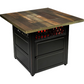 The Harris LP Gas Outdoor Fire Pit with DualHeat Technology