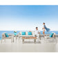HIGOLD Nofi Aluminum Patio Sofa Coastal for 5