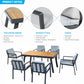 HIGOLD Nofi 7 Pieces Outdoor Dining Set