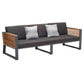 HIGOLD New York Outdoor 4 Piece Teak Conversation Set