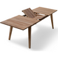 The ROSSIO ICOO 9 Pieces Teak Extendable Patio Dining Set