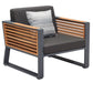 HIGOLD New York Outdoor 4 Piece Teak Conversation Set