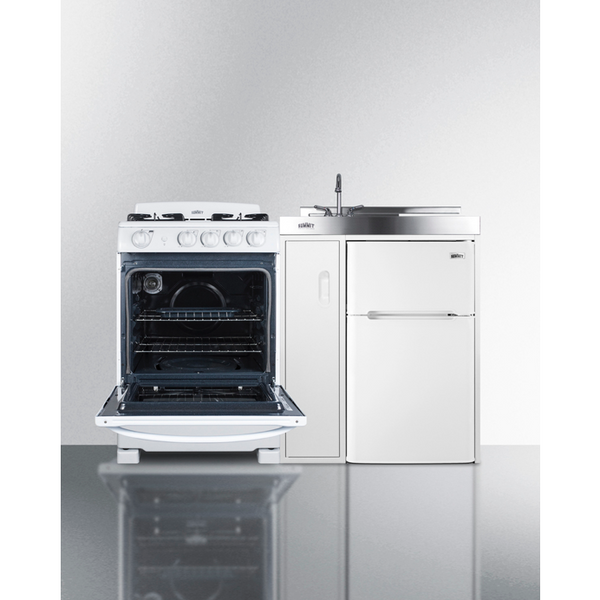 The 54 Wide All-in-One Kitchenette with Gas Range