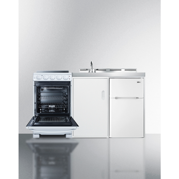 The 60 Wide All-in-One Kitchenette with Electric Range