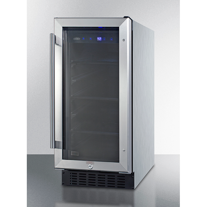 Outback Living | Wide Built-In Beverage Center- Glass Door