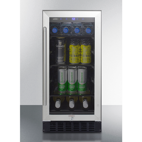 Outback Living | Wide Built-In Beverage Center-  Glass Door