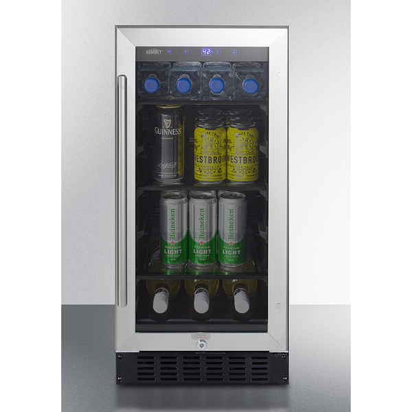 Outback Living | Wide Built-In Beverage Center- Black Cabinet