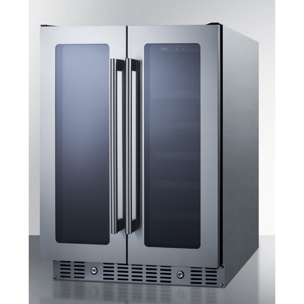 The 24 Built-In Wine/Beverage Center- Stainless Steel