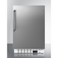 The 20" Wide Built-In All-Freezer- Stainless Steel Door/ Cabinet
