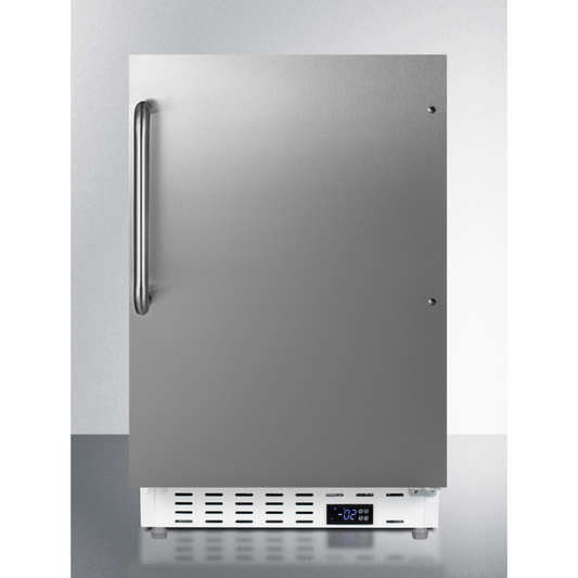 The 20" Wide Built-In All-Freezer- Stainless Steel Door/ Cabinet