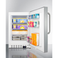 The 20" Wide Built-In All-Freezer- Stainless Steel Door/ Cabinet
