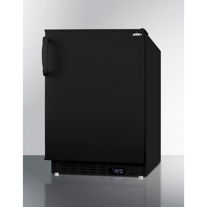 The 20" Wide Built-In All-Freezer- Black Door