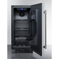 Outback Living | Wide Built-In Refrigerator-Stainless Steel Door