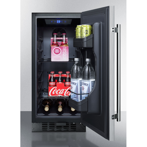 Outback Living | Wide Built-In Refrigerator-Stainless Steel Door